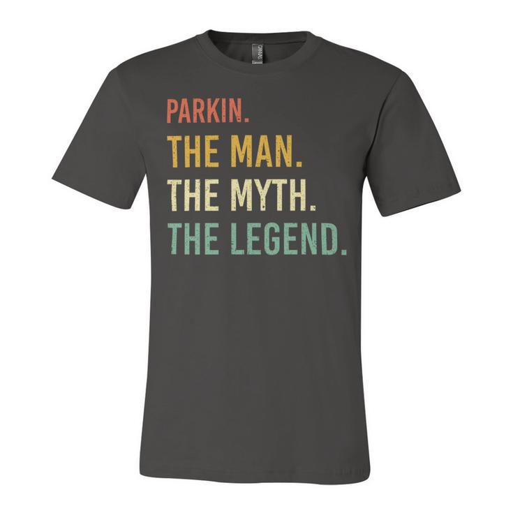 Parkin Name Shirt Parkin Family Name V4 Unisex Jersey Short Sleeve Crewneck Tshirt