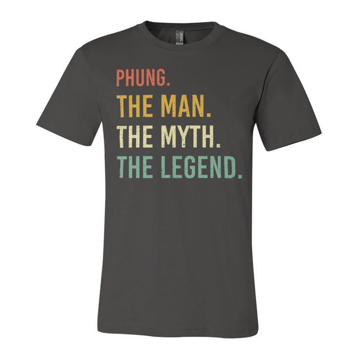 Phung Name Shirt Phung Family Name V4 Unisex Jersey Short Sleeve Crewneck Tshirt