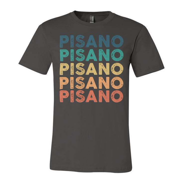 Pisano Name Shirt Pisano Family Name Unisex Jersey Short Sleeve Crewneck Tshirt