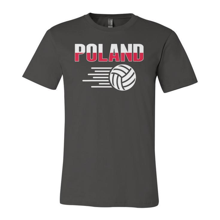 Poland Volleyball Lovers Jersey Polish Flag Sport Fans Jersey T-Shirt