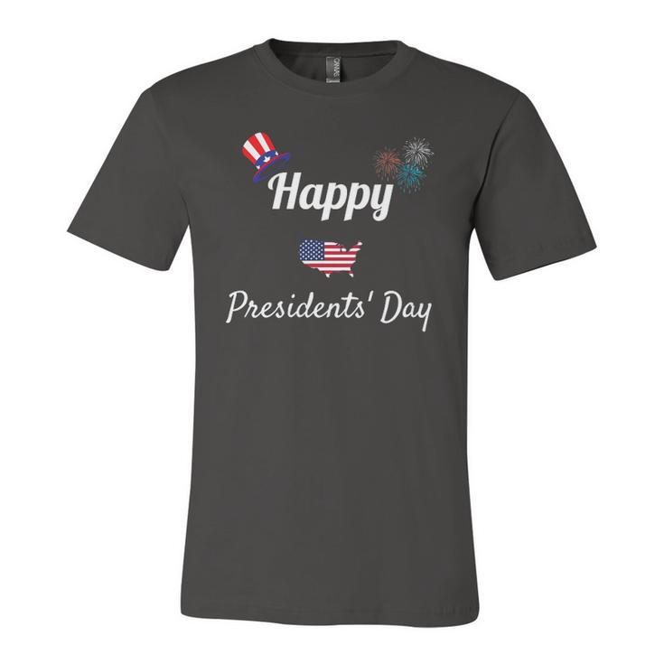 Political Happy Presidents Day Kids Jersey T-Shirt