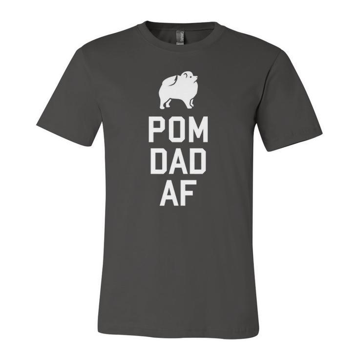 Pom Dad Af Cute Pom Lover Fathers Day Jersey T-Shirt