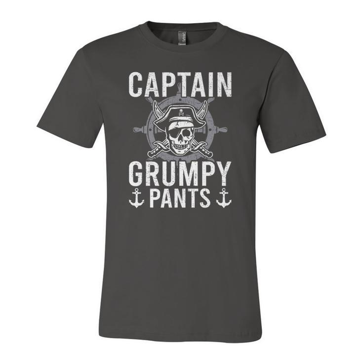 Pontoon Captain Grumpy Pants Pontooning Jersey T-Shirt