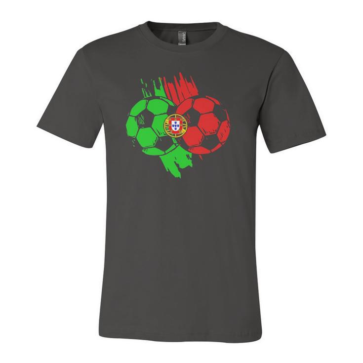 Portugal Football Ball Portuguese Soccer Team Jersey T-Shirt