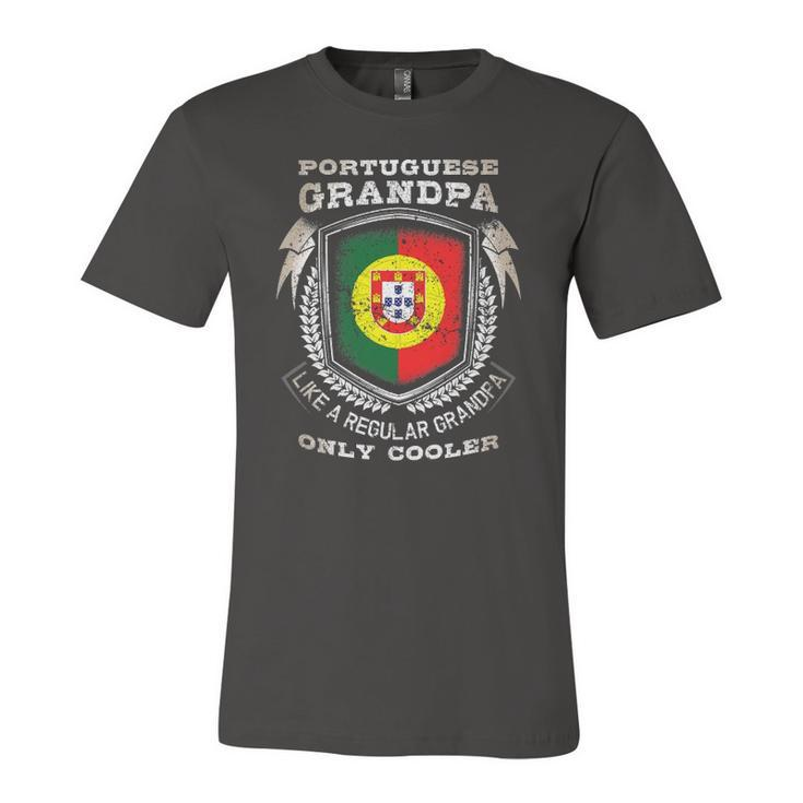 Portuguese Grandpa Like A Regular Grandpa Only Cooler Jersey T-Shirt