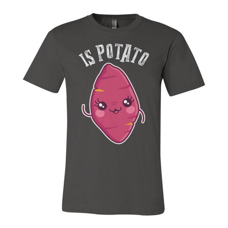 Potato Funny Late Night Television Unisex Jersey Short Sleeve Crewneck Tshirt