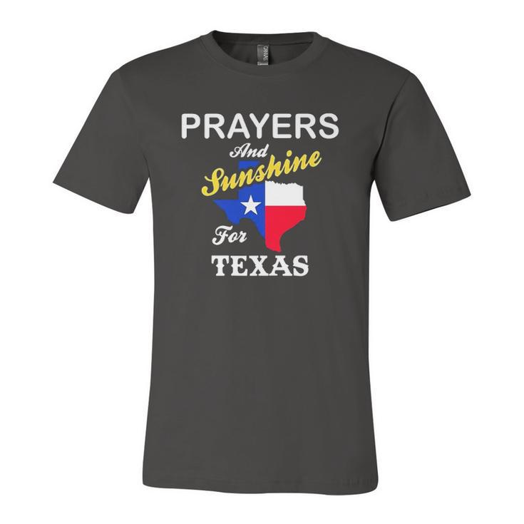 Prayers And Sunshine For Texas Pray For Uvalde Jersey T-Shirt