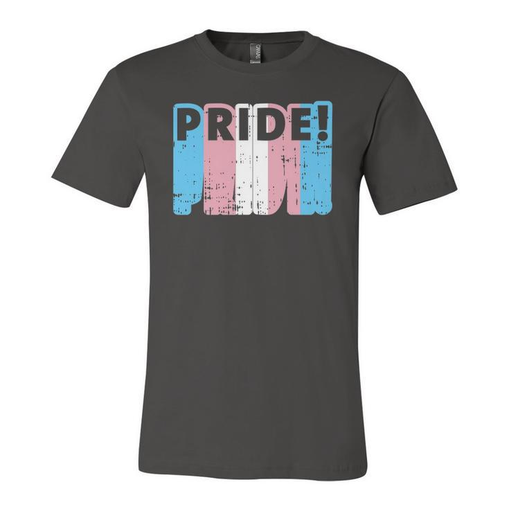 Pride Transgender Lgbt Flag Color Protest Support Jersey T-Shirt