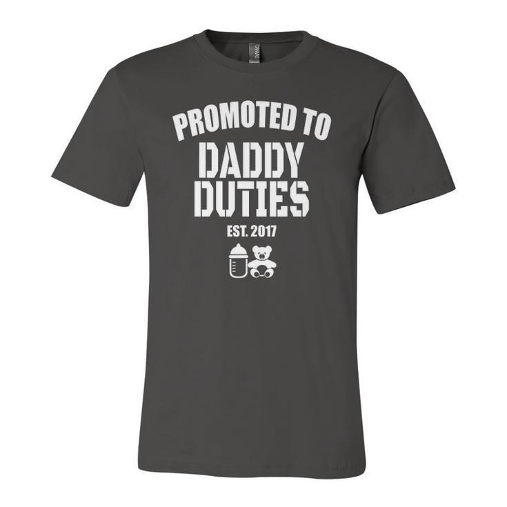 Promoted To Daddy Duties For New Dad Jersey T-Shirt