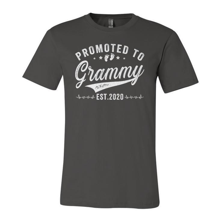 Promoted To Grammy 2022 Vintage Mom Wife Ideas New Mom Jersey T-Shirt