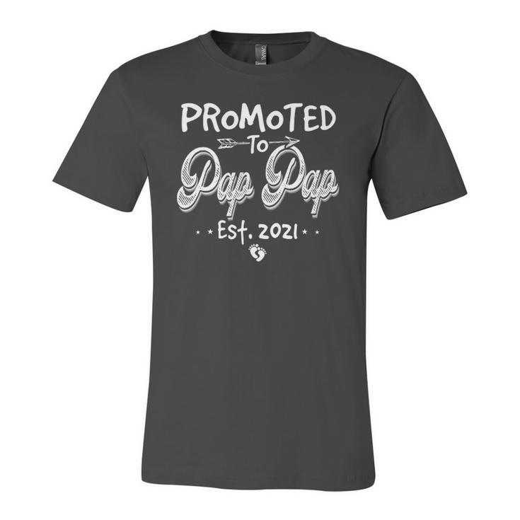 Promoted To Pap Pap Est 2021 Soon To Be Father 2021 Ver2 Jersey T-Shirt