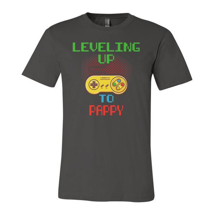 Promoted To Pappy Unlocked Gamer Leveling Up Jersey T-Shirt