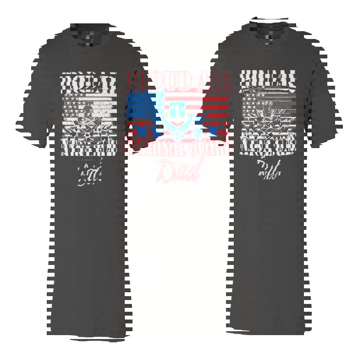 Proud Air National Guard Dad Usa Air Force Fathers Day Jersey T-Shirt