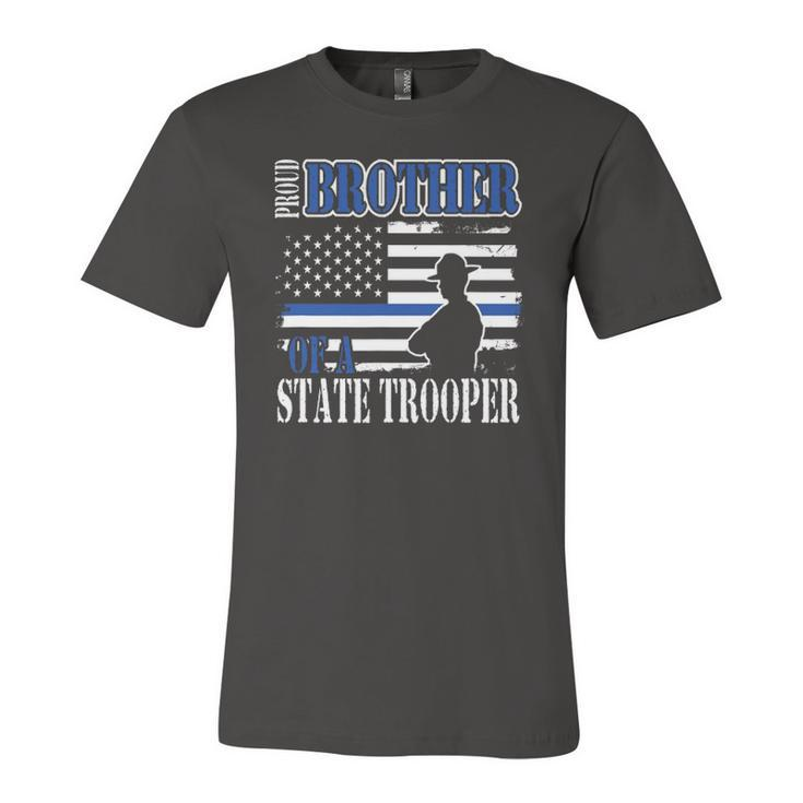 Proud Brother Of A State Police Officer Jersey T-Shirt