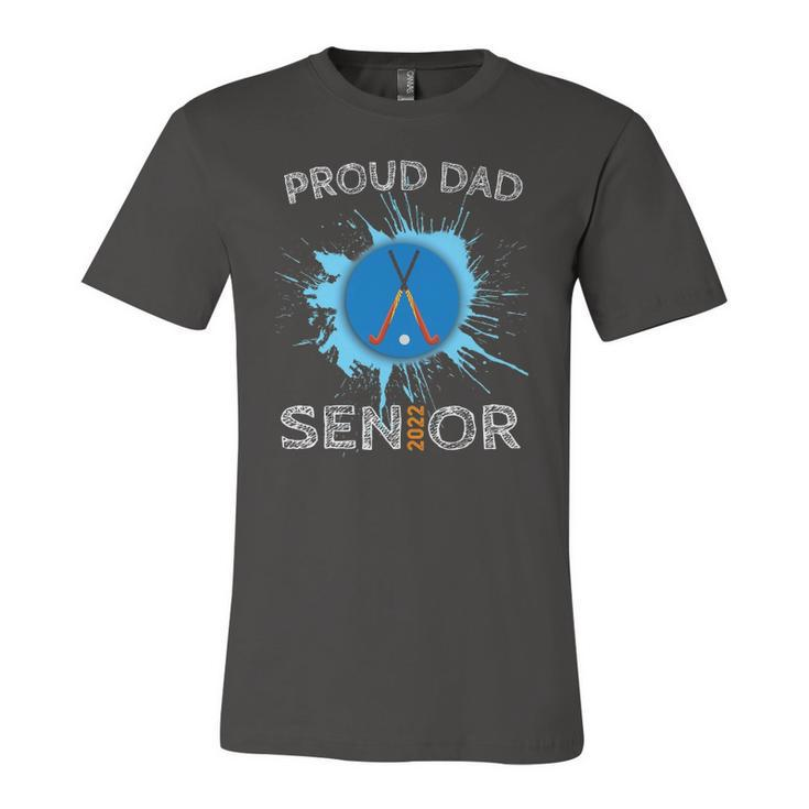 Proud Dad Hockey Senior 2022 High School Graduation Jersey T-Shirt