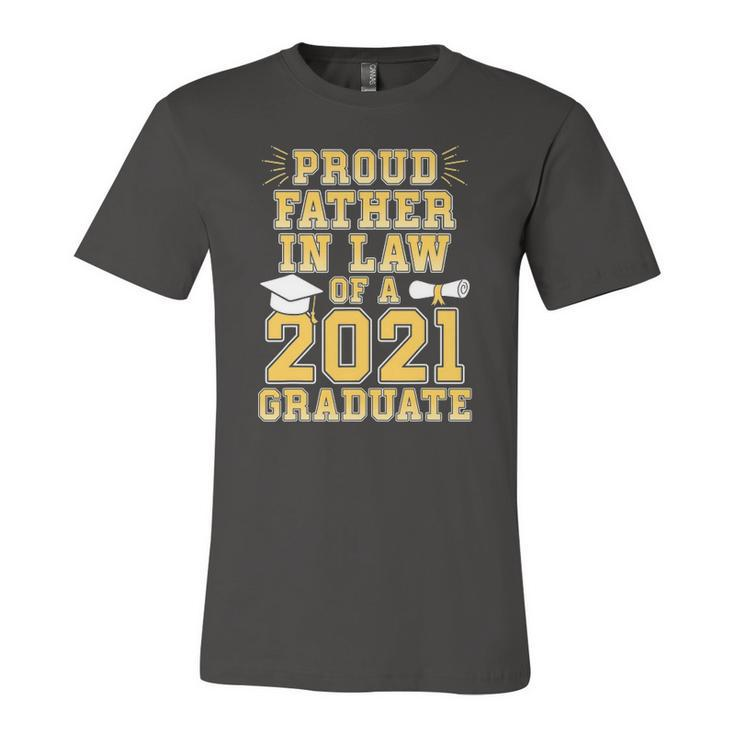Proud Father In Law Of A 2021 Graduate School Graduation Jersey T-Shirt