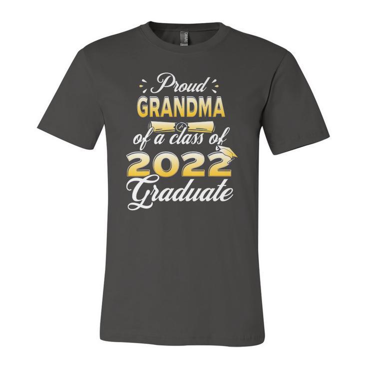 Proud Grandma Of Class Of 2022 Senior Graduate Grandma Jersey T-Shirt