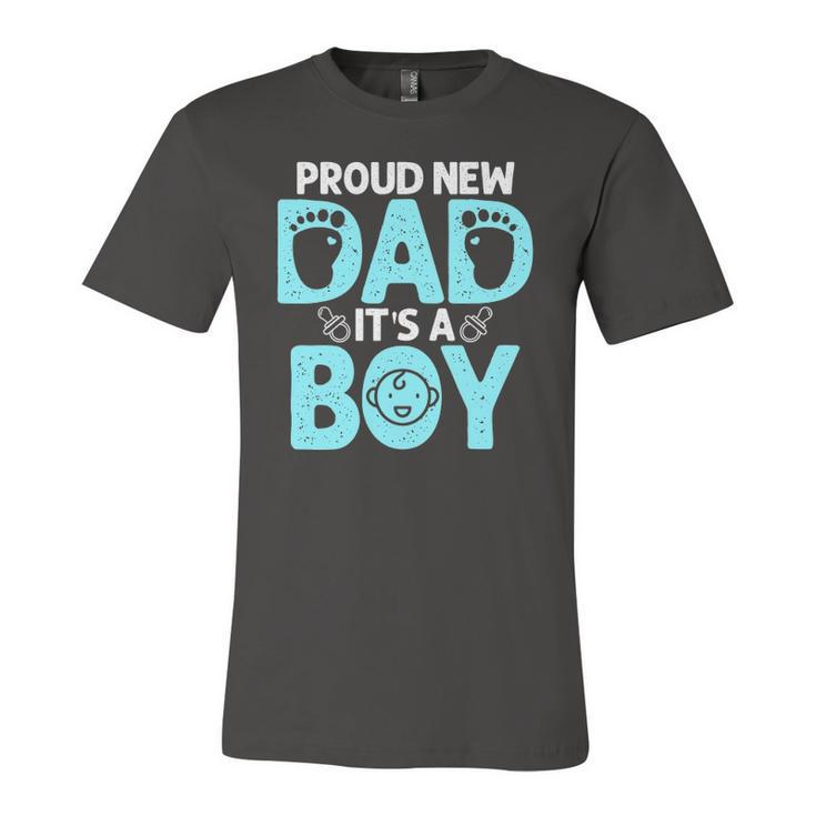 Proud New Dad Fathers Day Its A Boy Jersey T-Shirt