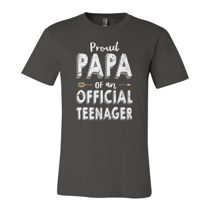 Proud Papa Of Official Teenager 13Th Birthday Jersey T-Shirt