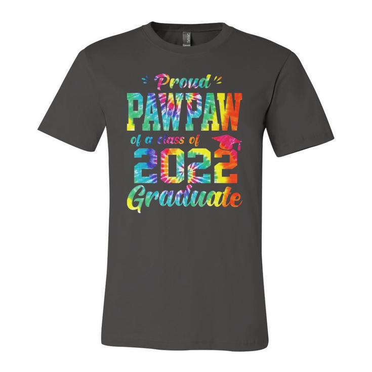 Proud Pawpaw Of A Class Of 2022 Graduate Tie Dye Jersey T-Shirt