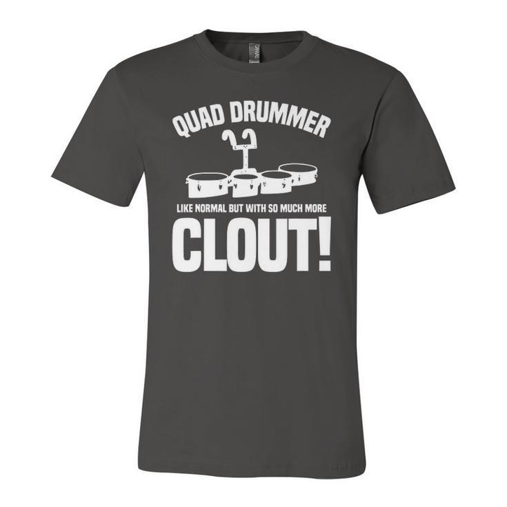 Quad Drums Marching Band Drummer Jersey T-Shirt
