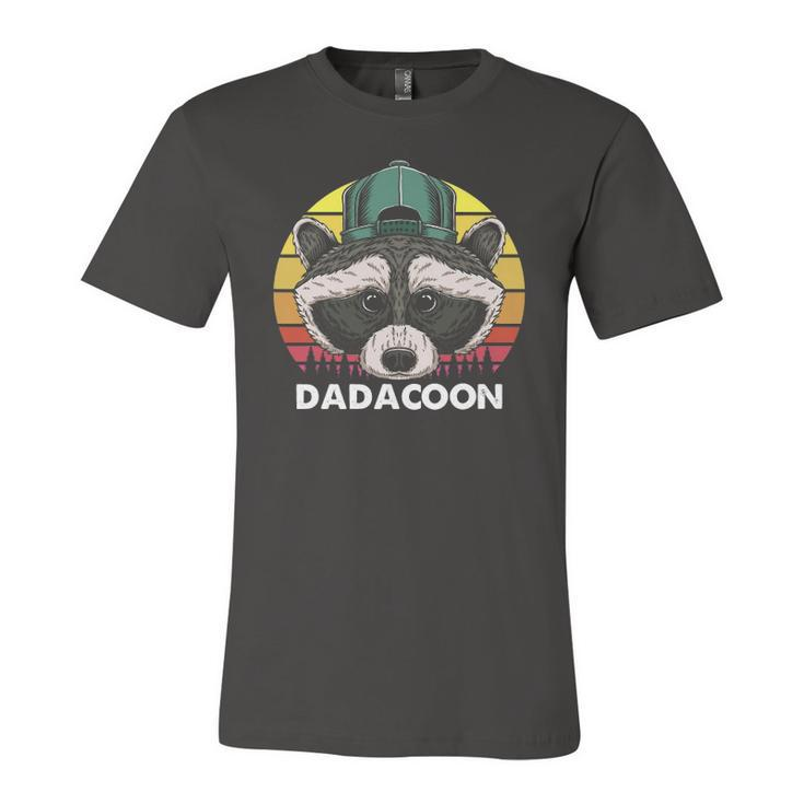 Raccoon Owner Dad Trash Panda Father Dadacoon Fathers Day Jersey T-Shirt