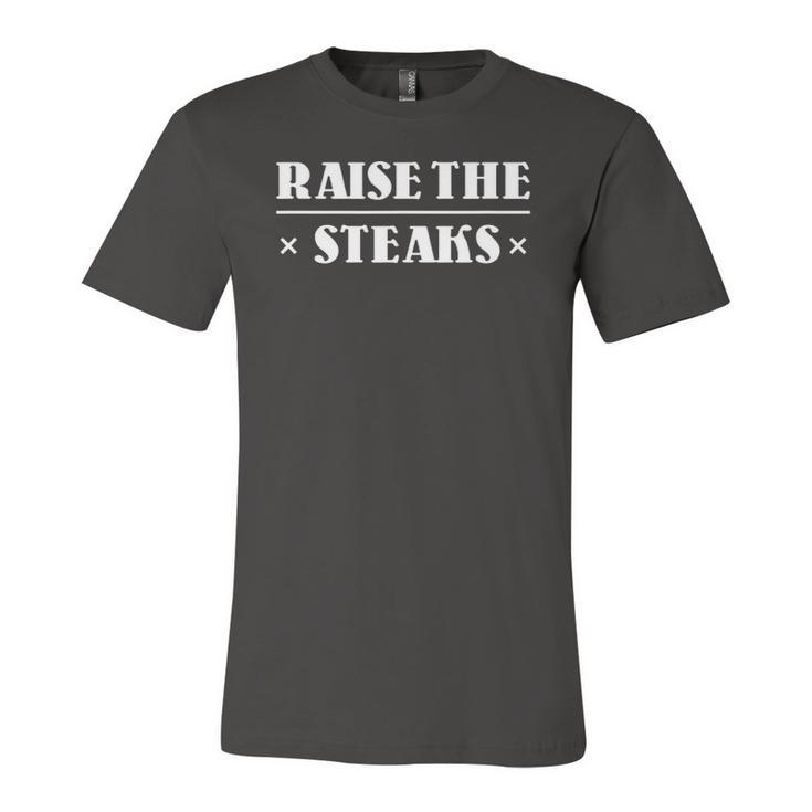 Raise The Steaks Grill Sergeant & Soldier Summer Of 76 Tee Jersey T-Shirt