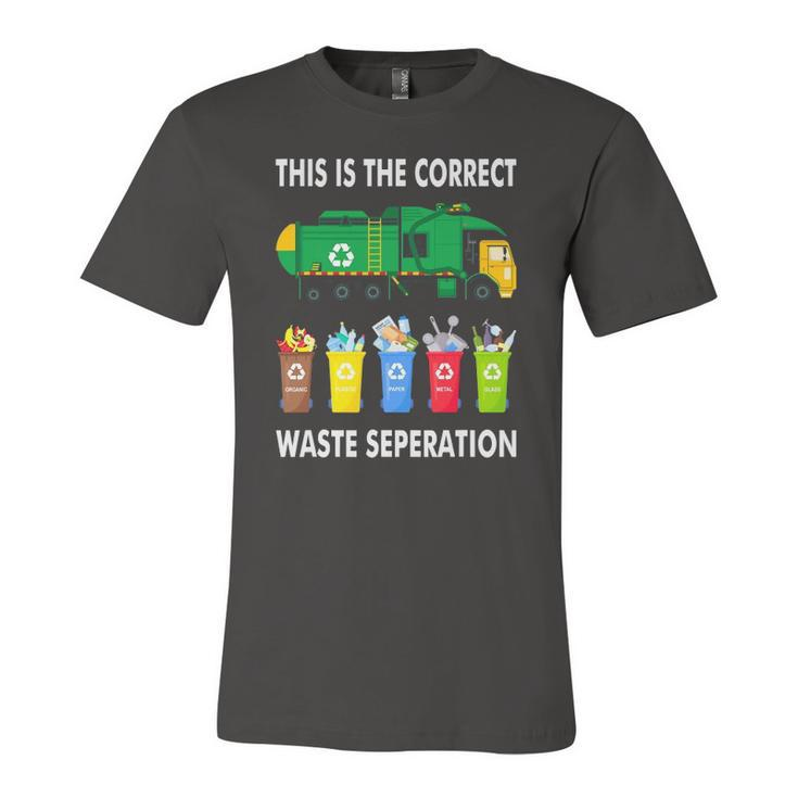 Recycling Trash Waste Separation Garbage Truck Jersey T-Shirt