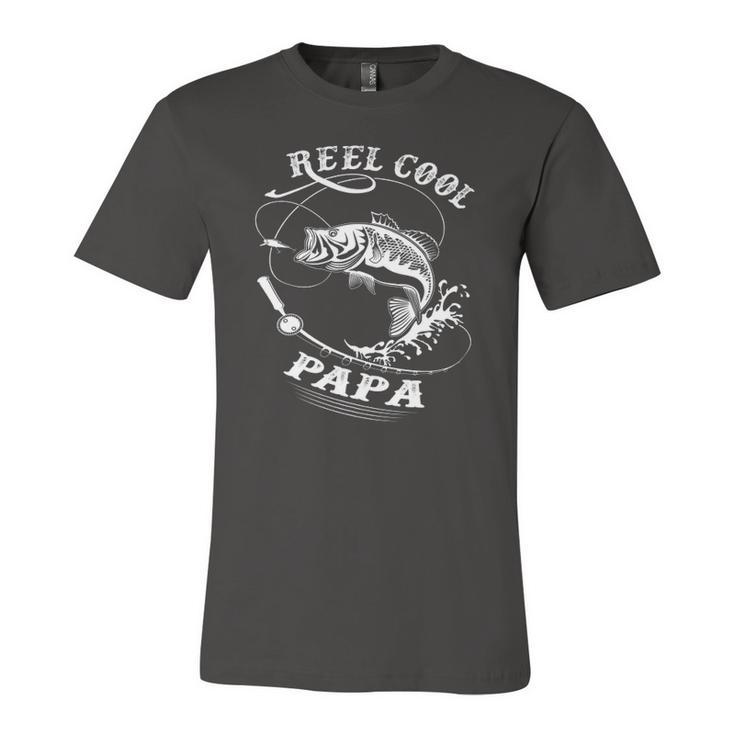 Reel Cool Papa For Fishing Nature Lovers Jersey T-Shirt