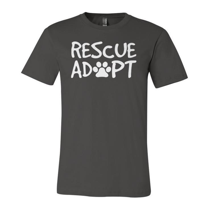 Rescue Adopt Animal Adoption Foster Shelter Jersey T-Shirt