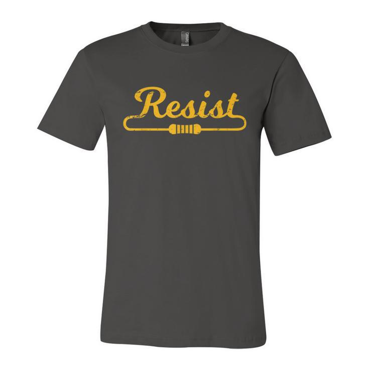 Resist Idea For Electrical Engineers  Unisex Jersey Short Sleeve Crewneck Tshirt