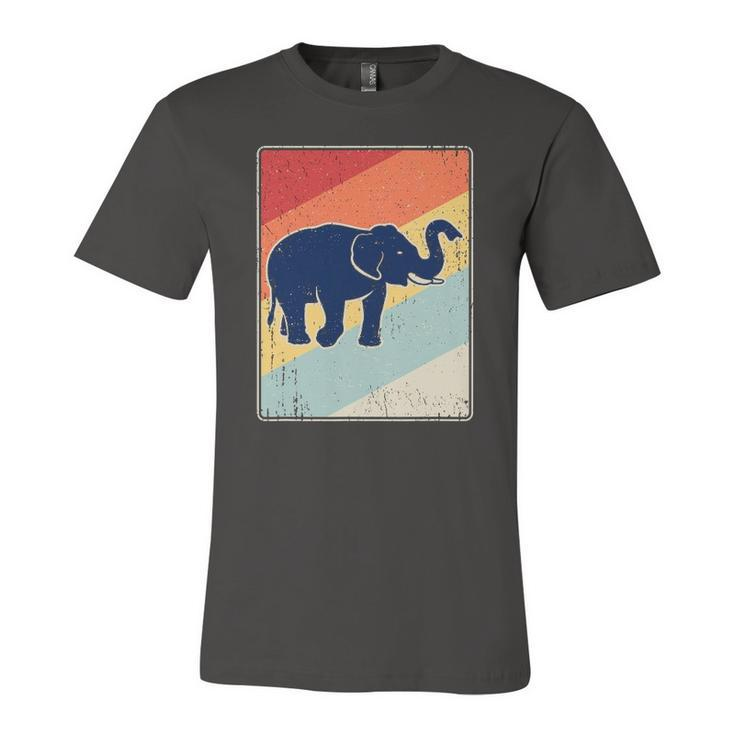 Retro Elephant Vintage Elephant Distressed Jersey T-Shirt