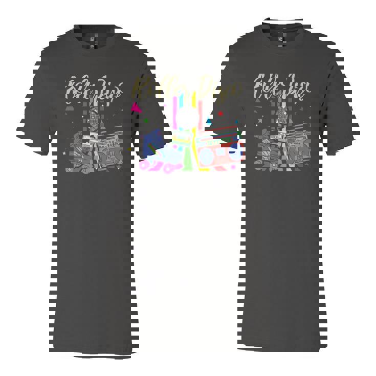 Retro Roller Skating Roller Disco Roller Skates Skating Jersey T-Shirt