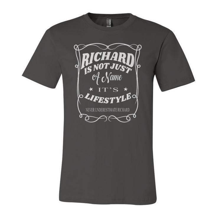 Richard Is Not Just A Name Its Lifestyle Richard Jersey T-Shirt