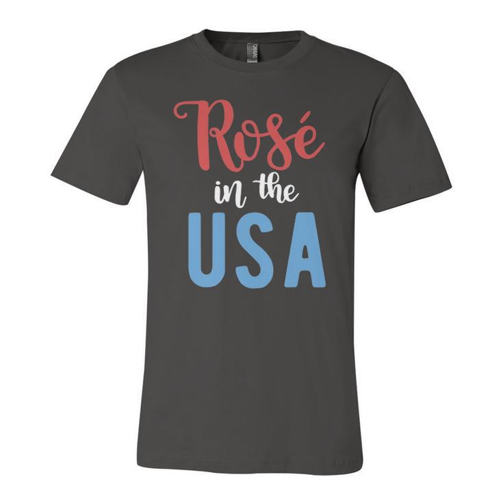 Rose In The Usa Cute Drinking 4Th Of July Jersey T-Shirt