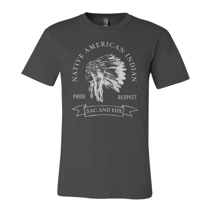 Sac And Fox Tribe Native American Indian Pride Respect Darke Jersey T-Shirt