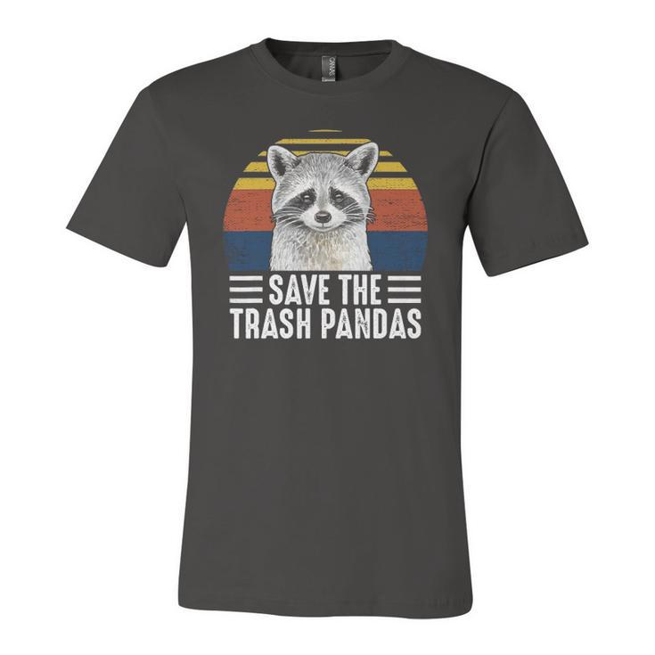 Save The Trash Panda Raccoon Lover Jersey T-Shirt