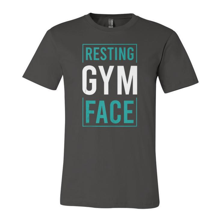 Saying Resting Gym Face Jersey T-Shirt