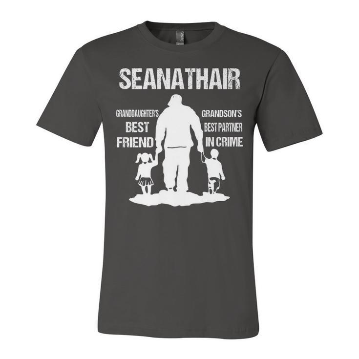Seanathair Grandpa Gift   Seanathair Best Friend Best Partner In Crime Unisex Jersey Short Sleeve Crewneck Tshirt