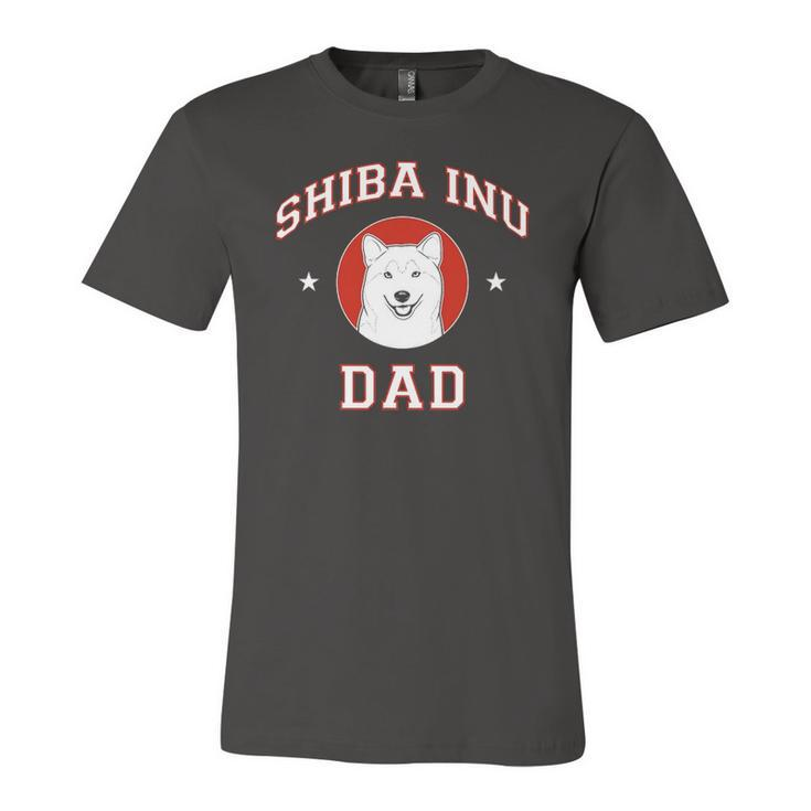 Shiba Inu Dad Pet Lovers Jersey T-Shirt