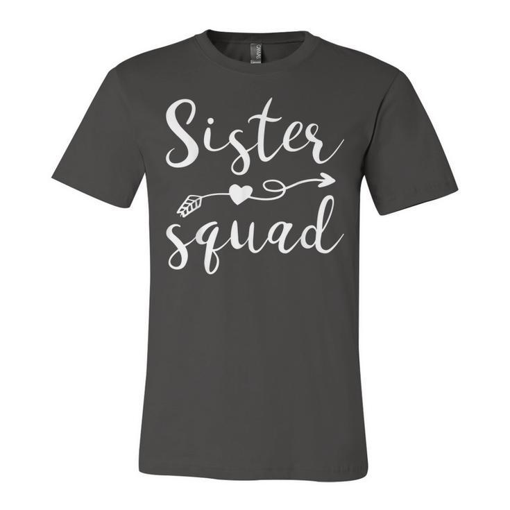 Sister Squad Birthday Besties Girls Friend Unisex Jersey Short Sleeve Crewneck Tshirt
