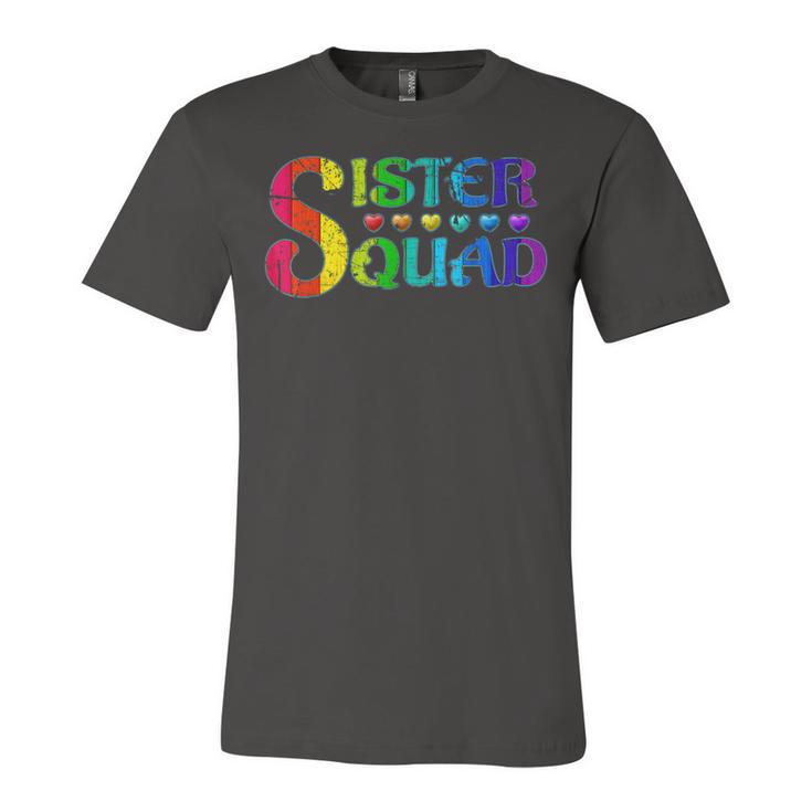 Sister Squad Relatives Birthday Bday Party  Unisex Jersey Short Sleeve Crewneck Tshirt