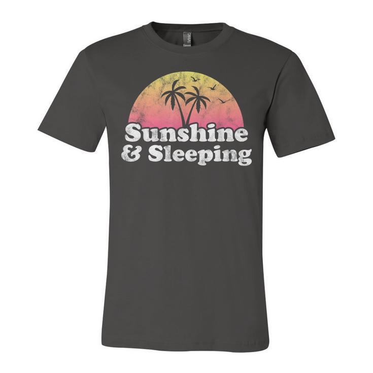 Sleeping Gift - Sunshine And Sleeping  Unisex Jersey Short Sleeve Crewneck Tshirt