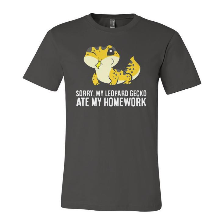 Sorry My Leopard Gecko Ate My Homework Jersey T-Shirt