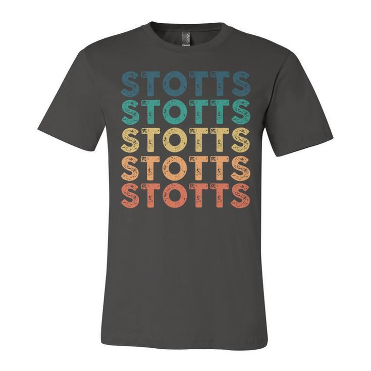 Stotts Name Shirt Stotts Family Name V2 Unisex Jersey Short Sleeve Crewneck Tshirt