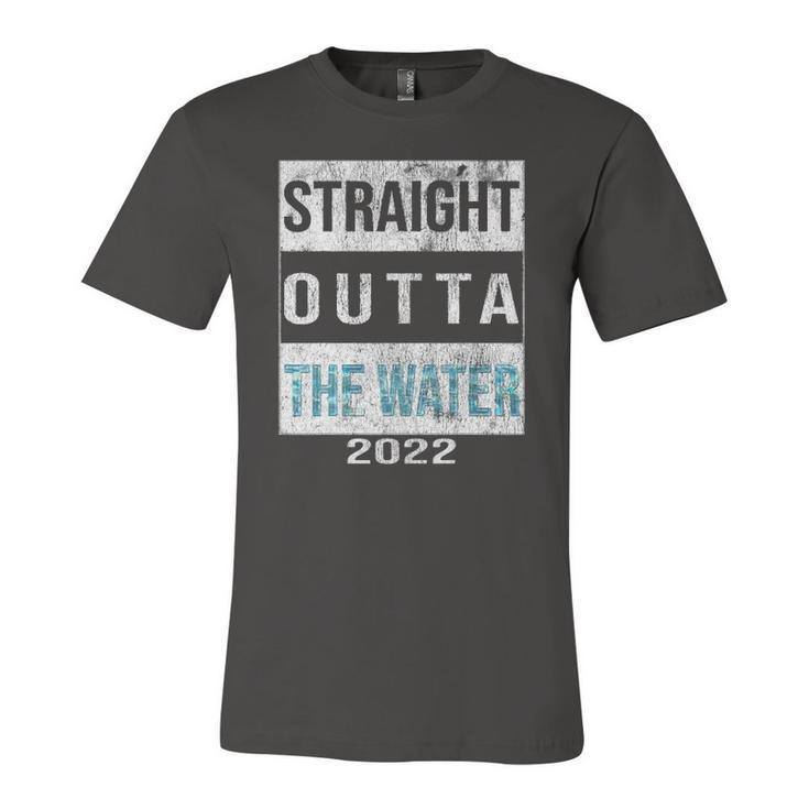 Straight Outta The Water Cool Christian Baptism 2022 Vintage Unisex Jersey Short Sleeve Crewneck Tshirt