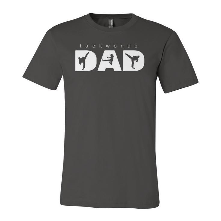 Taekwondo Dad Martial Arts Fathers Day Jersey T-Shirt