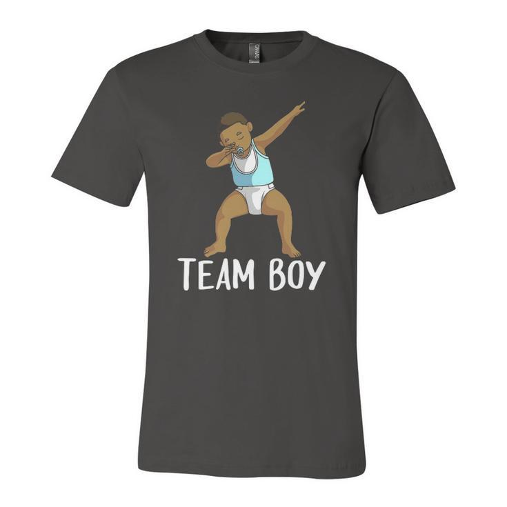 Team Boy Gender Reveal Cool Baby Boy Jersey T-Shirt