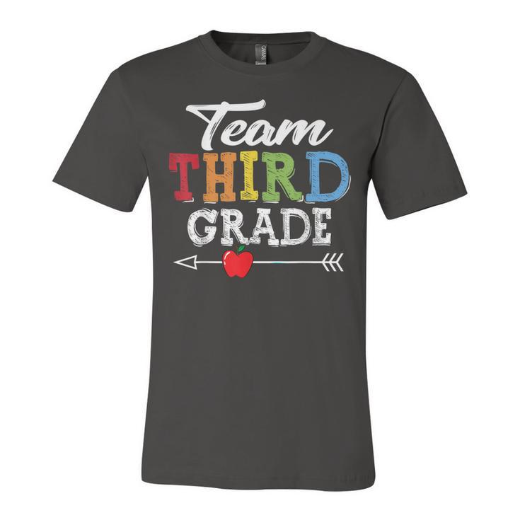 Team Third Grade Squad First Day Of School Teacher Kids   Unisex Jersey Short Sleeve Crewneck Tshirt
