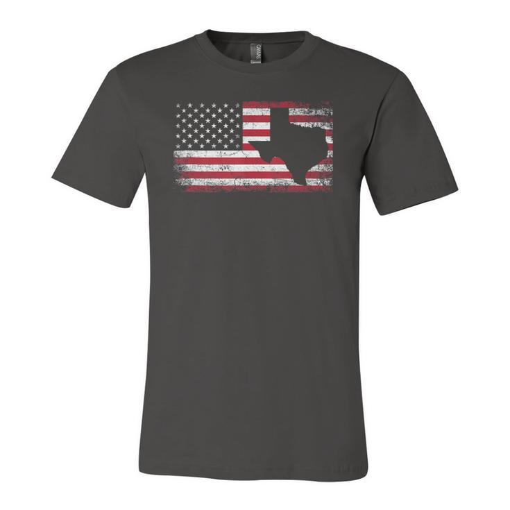 Texas 4Th Of July American Flag Usa Patriotic  Jersey T-Shirt